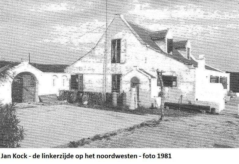 21. Jan Kock linkerzijde op het noordwesten 1981